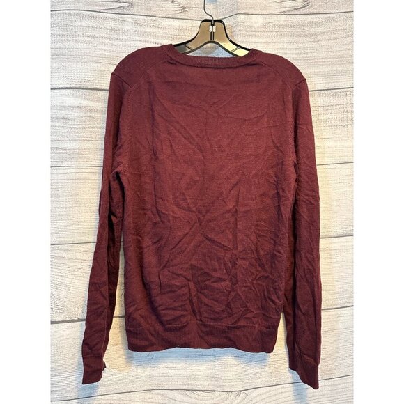 APT.9 Burgundy V-Neck Sweater Mens M - Picture 3 of 3